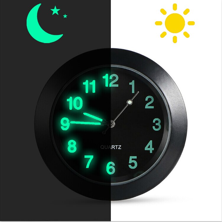 Car Air Vent Luminous Quartz Clock for Ford Focus 2 3 Mondeo MK4 Mustang Edge Kuga Fiesta Ecosport Fusion C-MAX Transit Ranger