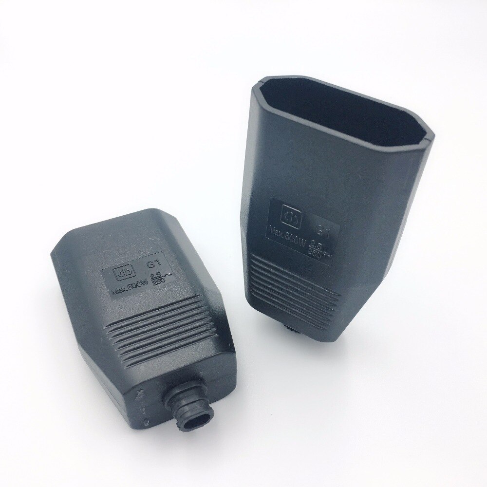 Europese Plug Elektrische Plug 2 Pin Vde Stekker Voor Lamp Decoratie 2.5A 220V Assemblage Stekker