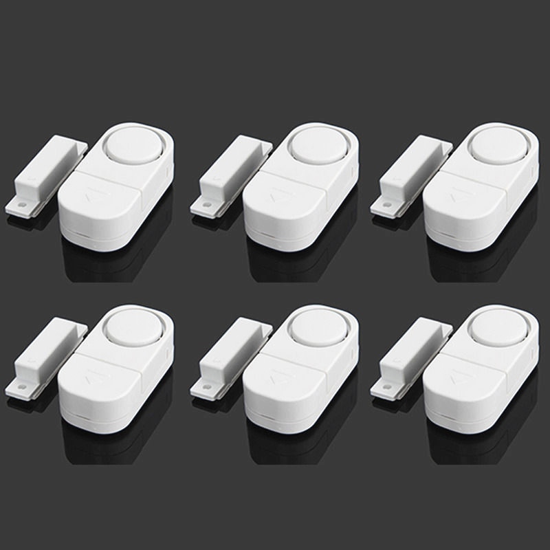 2PC Wireless Home Door Window Sensors Magnetic Independent Standalone Entry Security Alarm Guardian Burglar Alarm Big Decibel