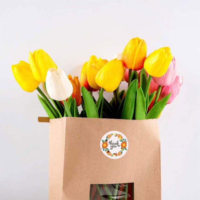 500pcs Round Thank You Stickers Scrapbooking DIY Seal Labels Wedding Party Package Stationery Invitations Sticker