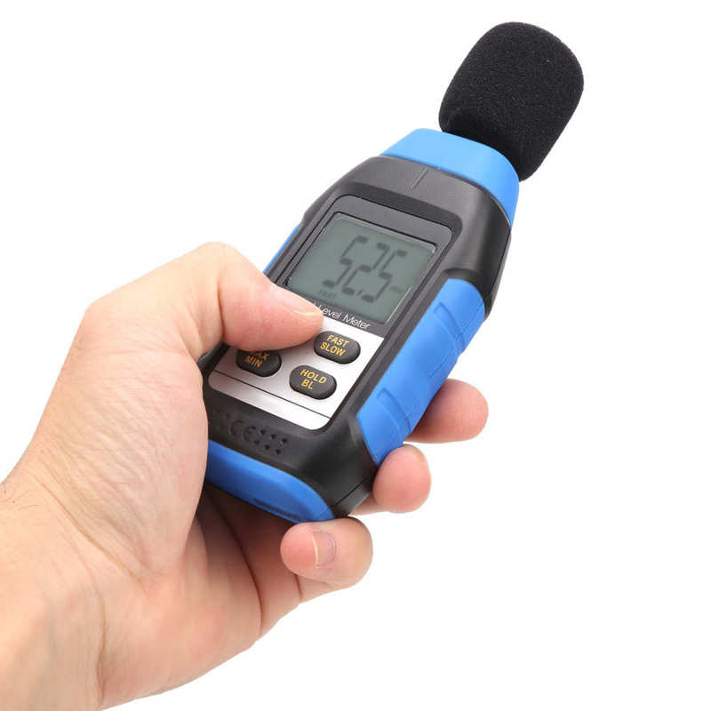 VMS-1 Draagbare Decibel Meter Met Lcd Backlight Hoge Nauwkeurigheid Sound Level Meter Meten Sound Level Noise Decibel Meter