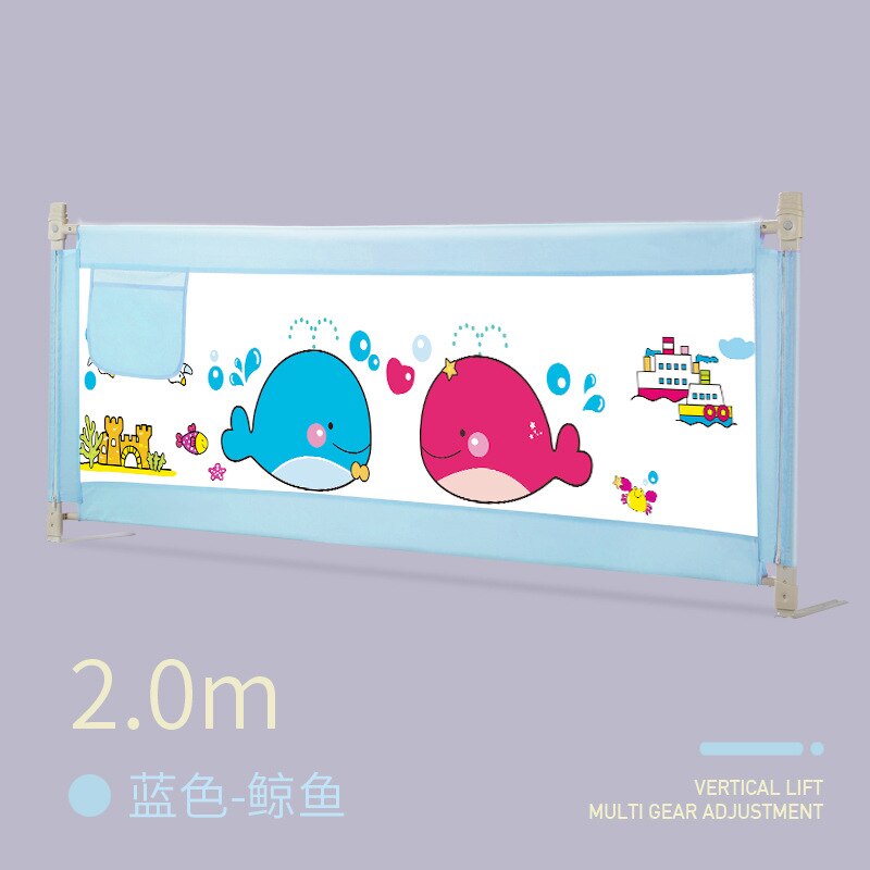 Letto bambino Recinzione di Casa I Bambini scatola Cancello di Sicurezza del bambino Prodotti per la Cura di Barriera per il letti Culla Rotaie Recinzione di Sicurezza per Bambini Guardrail: 2.0M blu