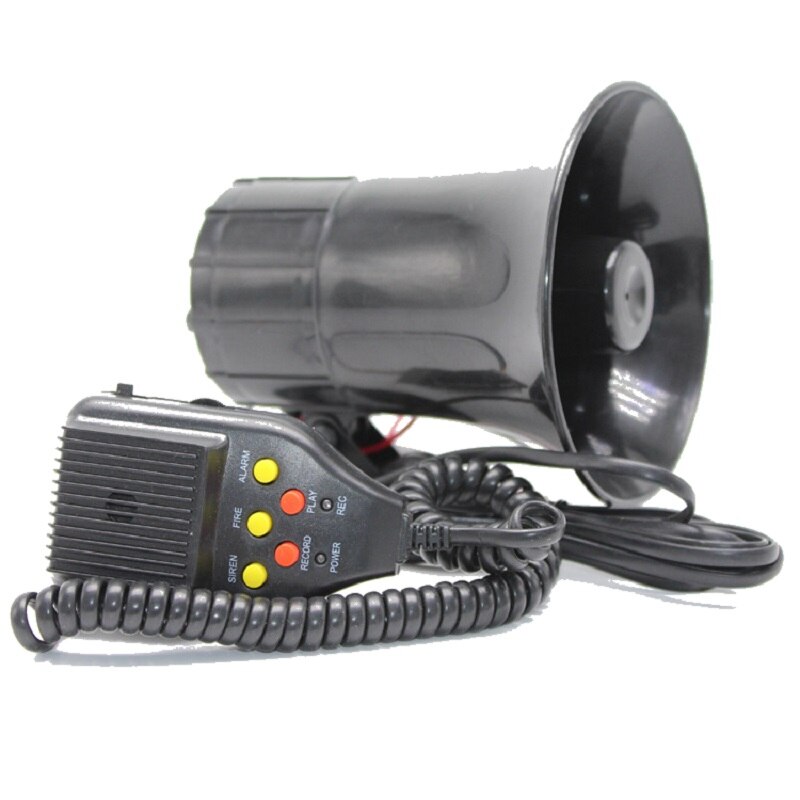 Meertonige luidspreker alarmhoorn super luid 12v autoluidsprekers luid alarm sirene hoorn 105-115db met microfoon microfoon voor auto vrachtwagen