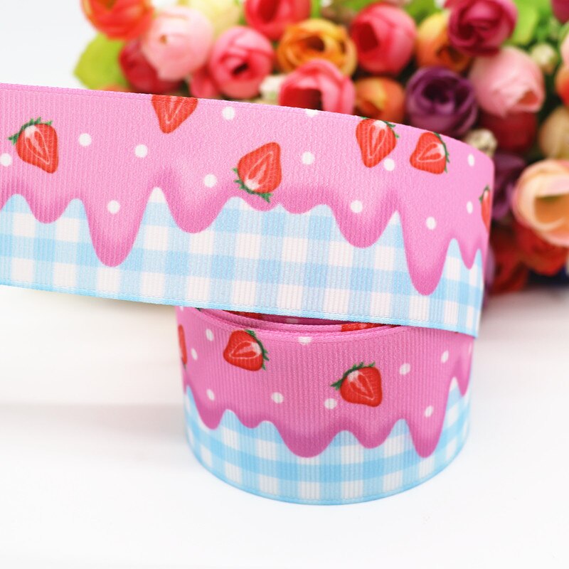 10 Yards 1.5 ''(38Mm) Cake, regenboog Gedrukt Grosgrain Linten Voor Haar Strikken Diy Handgemaakte Materialen Y19082302: 7