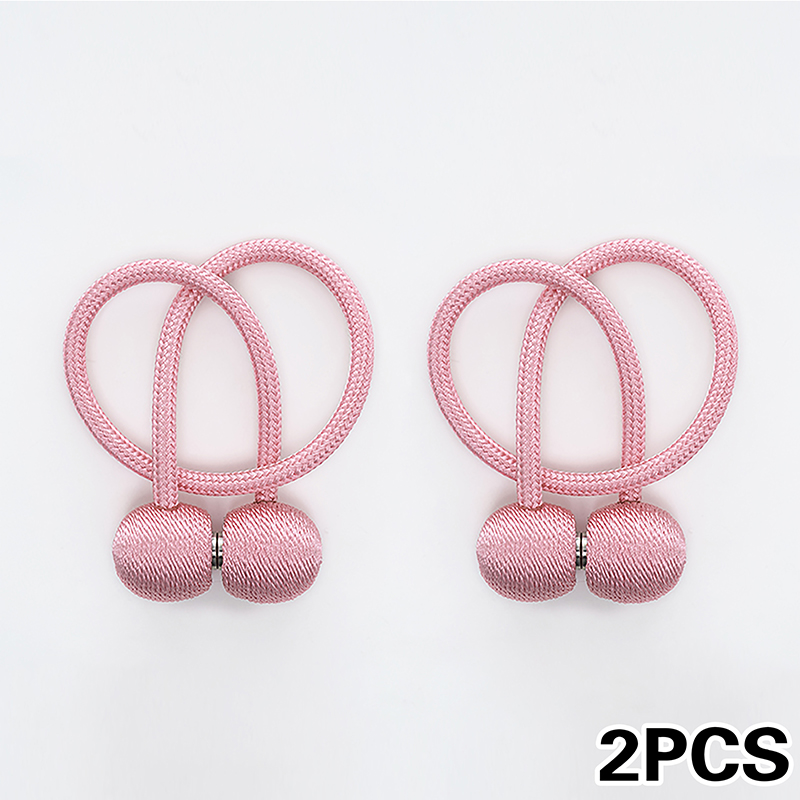 modern minimalist agnetic Curtain Tieback Clip Curtains Buckle Holder Decorative Home Curtains Accessories: Red