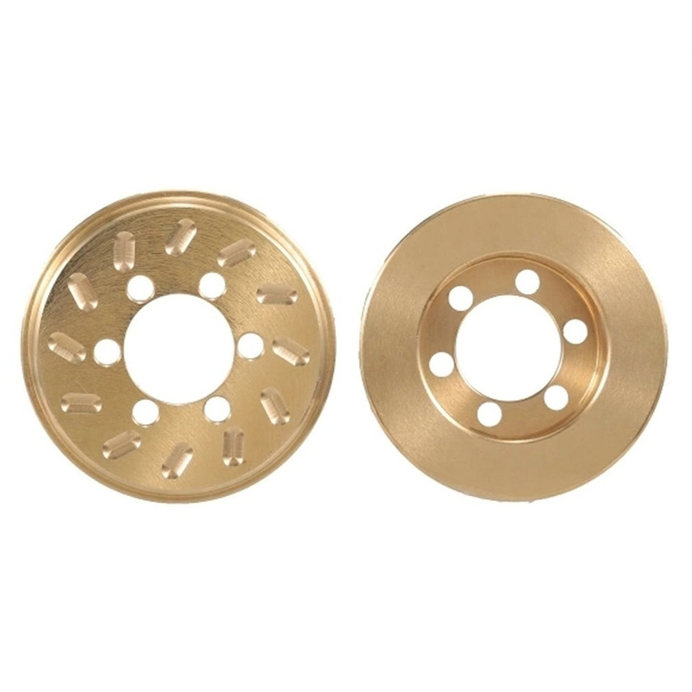 2PCS Brass Weights 63g Internal Counterweight 1.9 2.2 Inch Beadlock Tire Hub For 1/10 Climbing Car Model