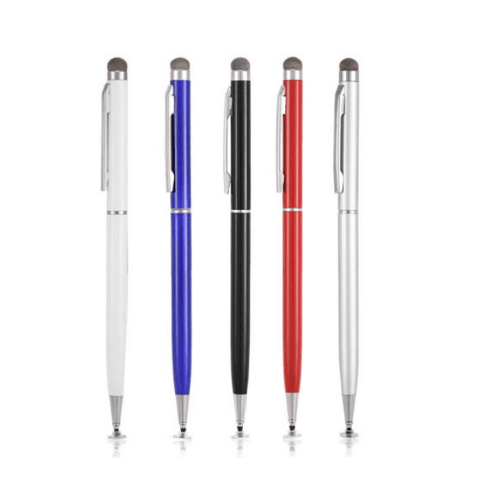 Universal 2 in 1 Kapazitiver Touch Screen Stylus Pen mit Tuch Kopf für Android/IOS Handy Tablet für iPhone für Huawei
