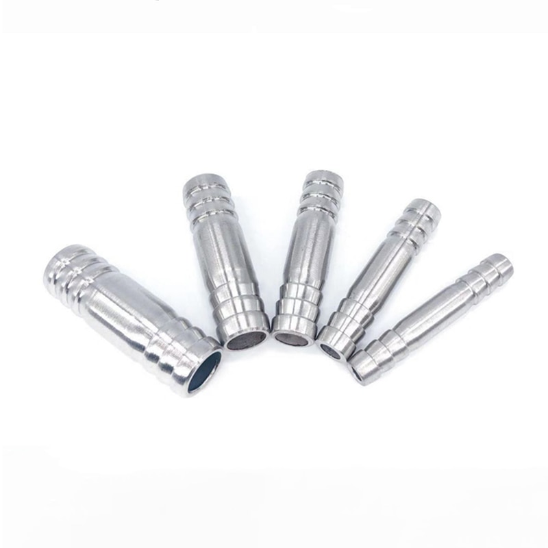 21mm 22mm 24mm 25mm 26mm 27mm 28mm 30mm 32mm slanghulling rak tvåvägs 304 rörkopplingskoppling i rostfritt stål