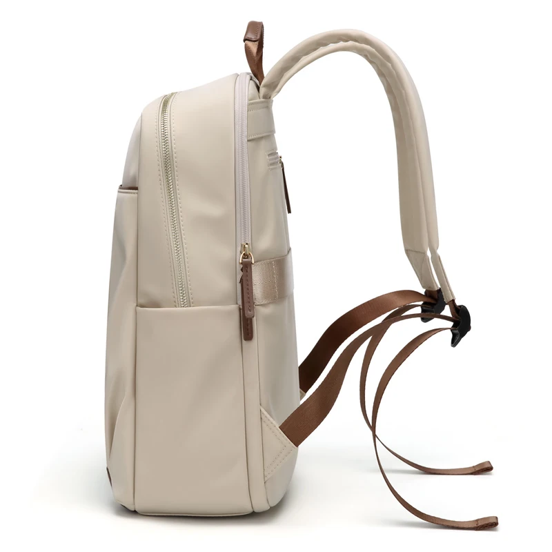 GOLF Laptop Backpack Women 15 Inch Waterproof Black Travel Backpacks Zipper Business Commuter Computer Bags