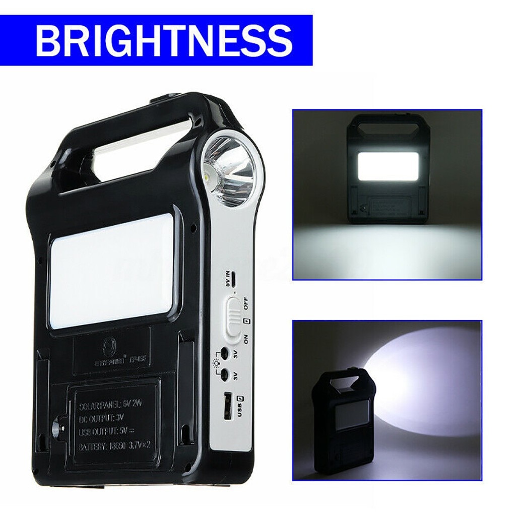 products Portable Solar Panel Generator System USB Port Built in Lighting Lamp Accessories decoration