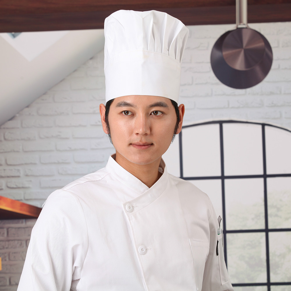 Chapeau de chef serveur béret restaurant hôtel caffe vêtements de travail cuisine cuisinier pâtisserie casquette de chef chapeau de pirate casquette champignon pour hommes femmes: 17