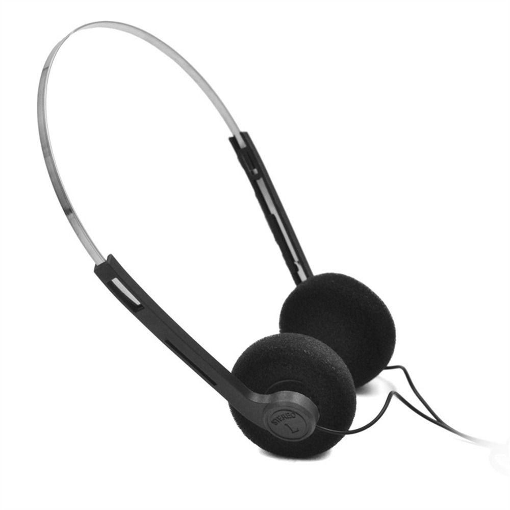 Mode over het oor beugel hoofdtelefoon bedraad vintage retro gevoelens hoofdtelefoon 3,5 mm 80s 90s muziek mp3