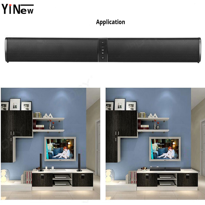 20W TV sound bar box Portable Bluetooth Speaker Wireless home theater system 3D HIFi Stereo Soundbar PC FM radio woofer Computer