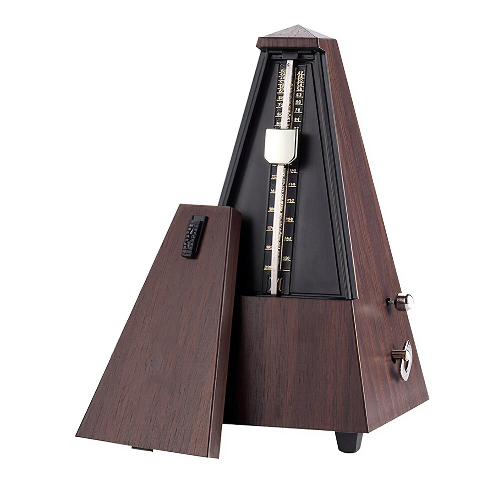 Antiguo Vintage metrónomo para guitarra en línea mecánica ritmo péndulo Mecanico Metronomo para guitarra, Piano instrumento Musical: Teak