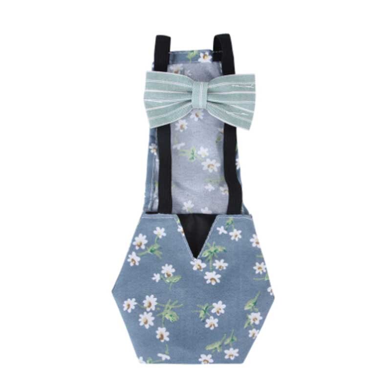3 maten huisdier kip eend luier wasbaar pluimvee gans kleding strik met elastische band: 3 / Ik