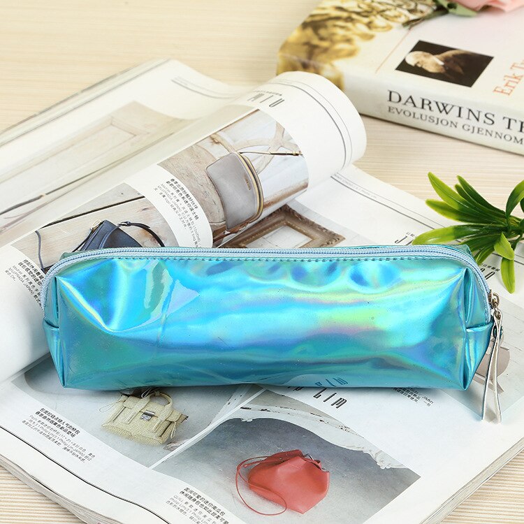 1pcs kawaii Simple transparent pencil box cute Pink pattern Office Student pencil boxs School Supplies Pen Box Astuccio Scuola: 3