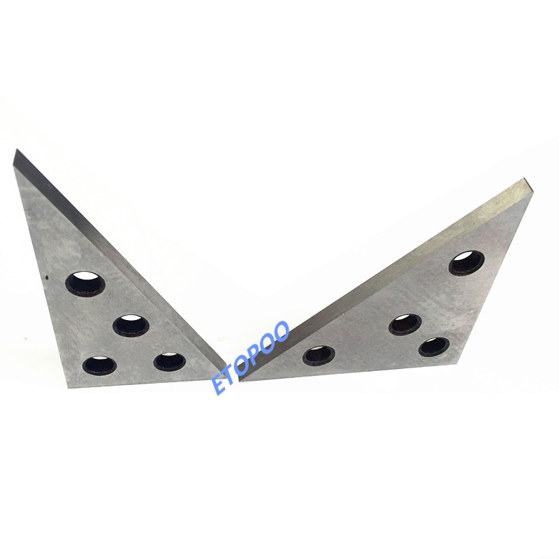30-60-90 & 45-45-90 Precision Solid Angle Plates Angle Block Set +/- 20 Seconds block gauge Machinist Tool 2 Pcs/Set