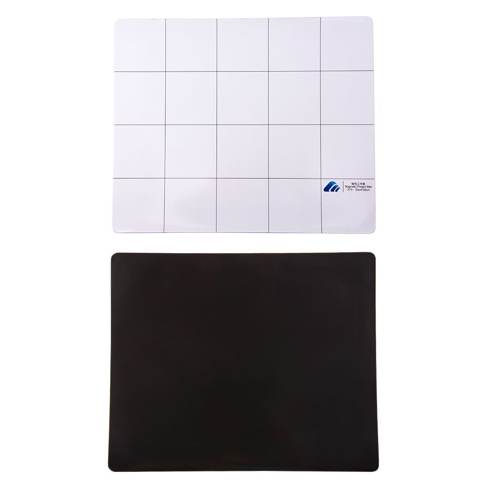 2pcs Magnetic pad Project Mat Screw Work Pad Universal Guide Magnetic Screw Keeper Chart Mat with Marker Pen