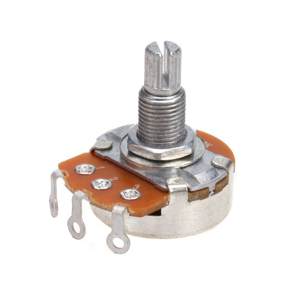 Een 500K Ohm Gitaar Audio Volume Potentiometer Variabele Weerstand Lineaire Schakelaar