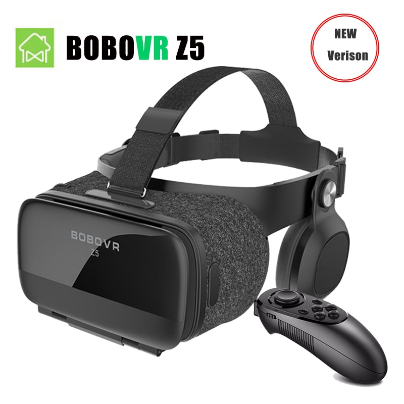 VERSIE BOBOVR Z5 Jeugd Virtual Reality 3D VR bril Kartonnen FOV 120 Graden VR 3D Headset voor Android en iOS