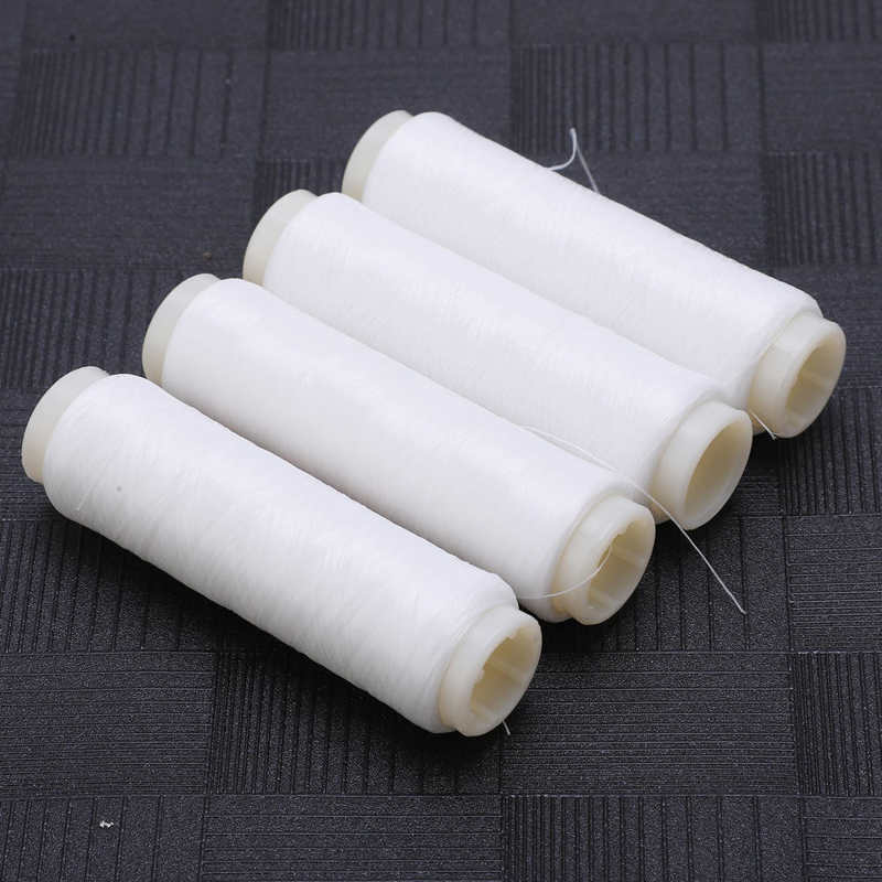 4pcs Invisible Nylon High Tensile Elastic Thread Spool Polyester Bait Floating Line Sea Fishing Lure Wire Tackle Accessories