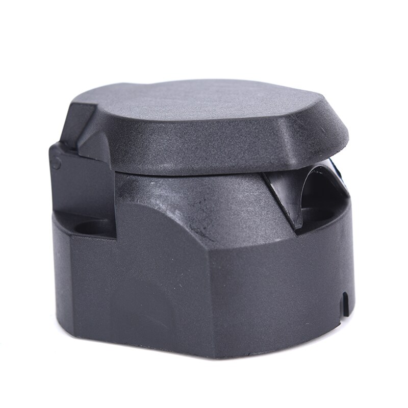 12V Towbar Towing Socket 7 Pin Round European standard Trailer Socket Black frosted materials Trailer Socket