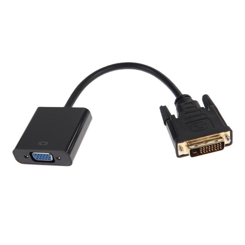 office home 1080P DVI-D 24+1 to VGA HDTV Converter Monitor Cable for PC Display Card with DVI-D output to VGA equipped monitors