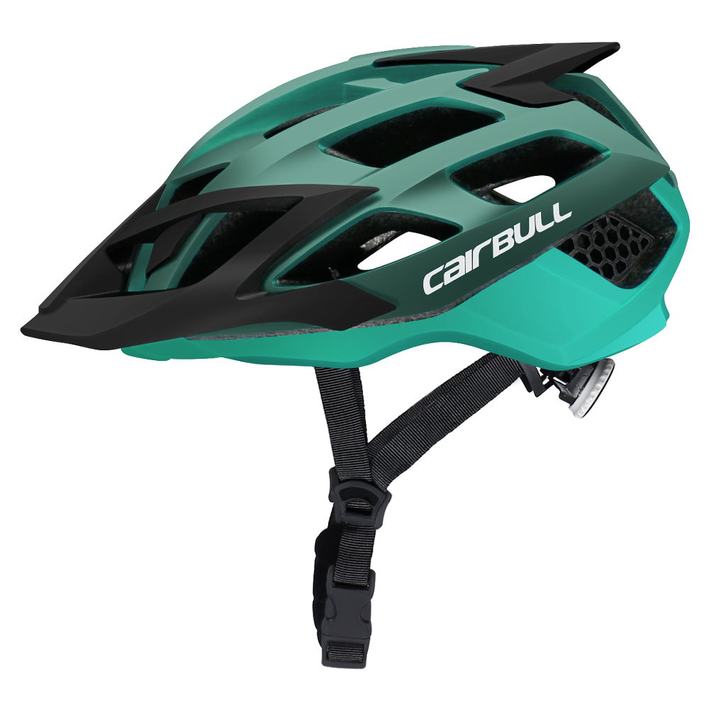 casco de bicicleta Cairbull para hombre, casco de bicicleta MTB, casco de ciclismo, casco de seguridad deportivo para bicicleta, PC + casco de ciclismo EPS CB-12: M / Transparente