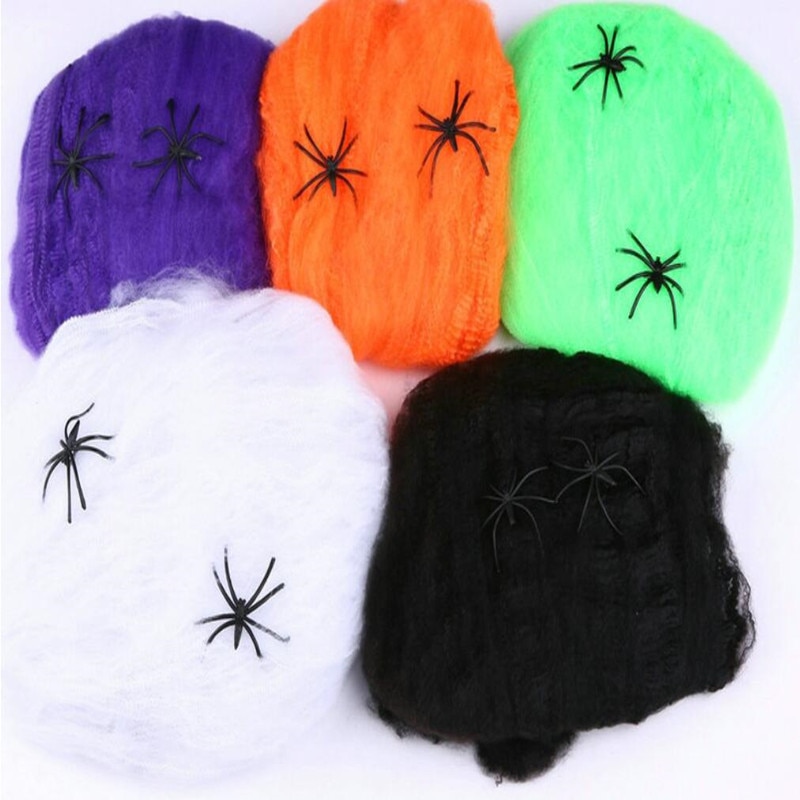 Horrible Scary Spider Web Spinneweb Bar Spookhuis Scene Props Geregeld Decor Halloween Party Decoratie Diy