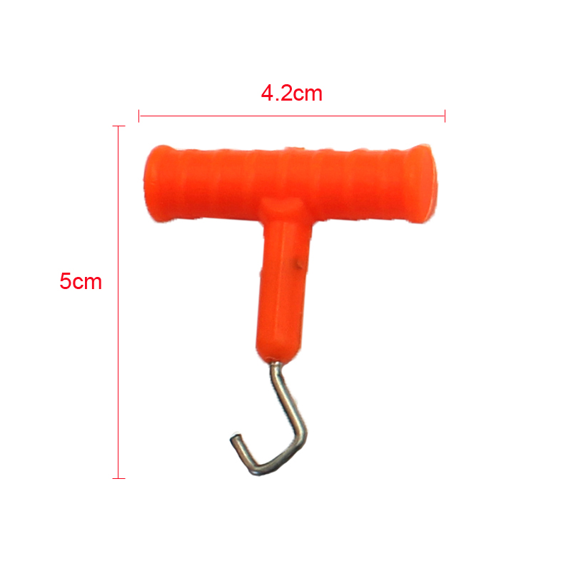 Extracteur de nœud de pêche à la carpe, outils de fabrication de cheveux, crochet de ligne en acier inoxydable, accessoires de pêche, 2 pièces