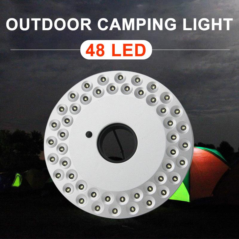 Plen lyspol lys gårdsplass lampe hage ledet slitesterk hvit bærbar lanterne camping paraply telt lys