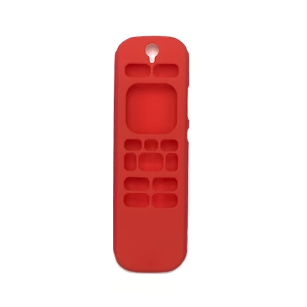 Silicone Case Durable Lightweight Protective Sleeve for Roku 3600R Remote Control: Red