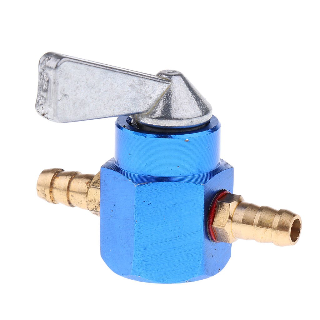 6mm 1/4'' Inline Fuel Gas Oil Shut Off Valve Switch for Motorcycles