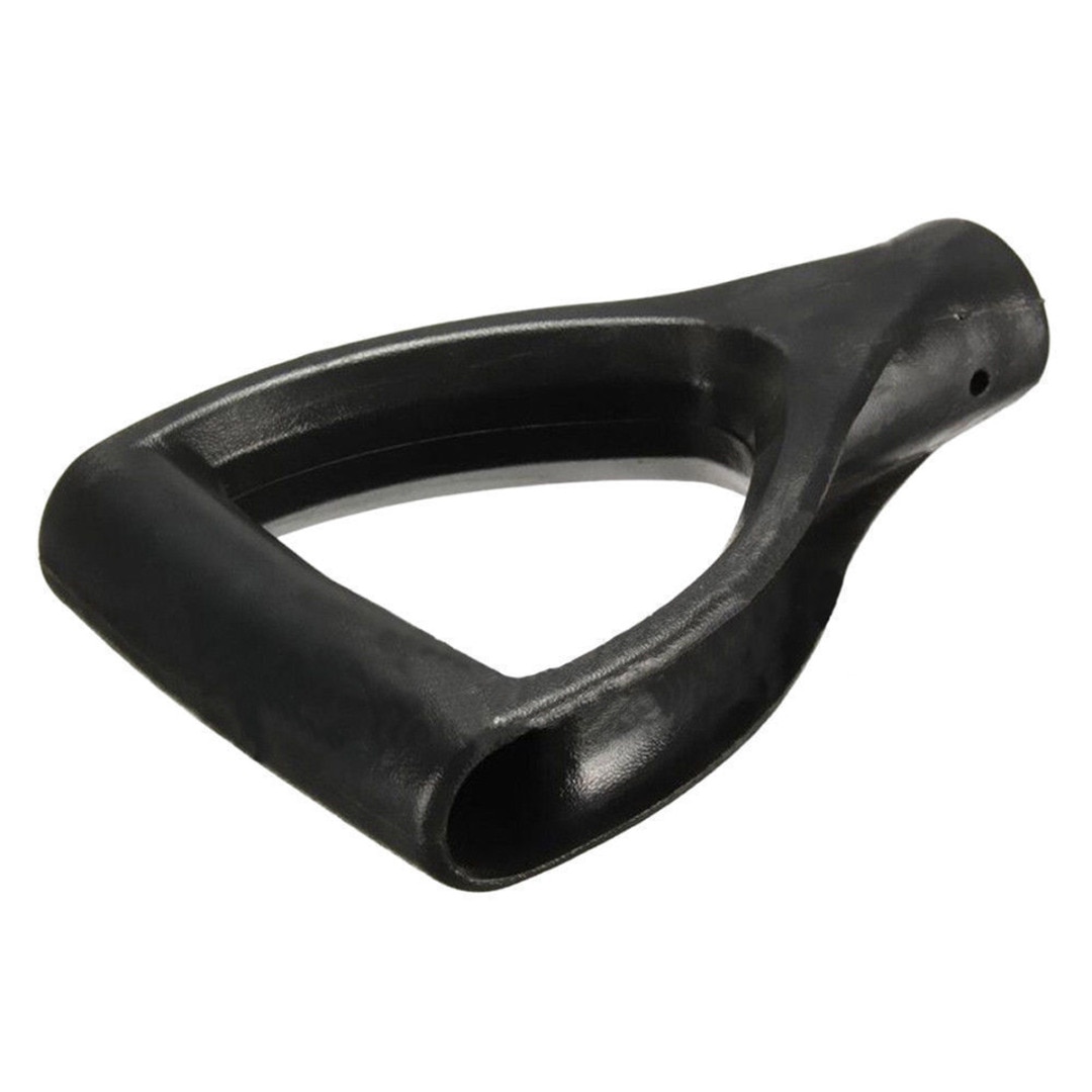 32mm D-shaped steel shovel handle Black Plastic Replacement Accessories Snow Shovel Top Handle Garden Digging Raking Tools