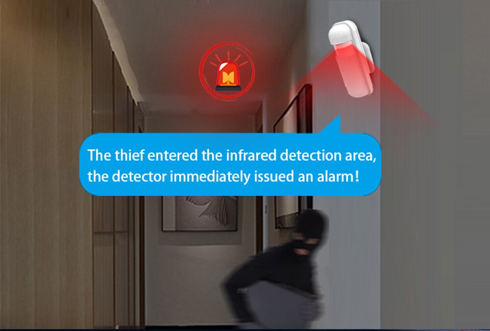 MULO Wifi Alarm System Burglar Security Wireless Home Alarm