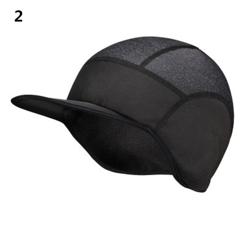 Berretto da ciclismo invernale antivento termico da corsa sci moto equitazione pesca cappello da alpinismo berretto sportivo da esterno berretto con teschio: 2