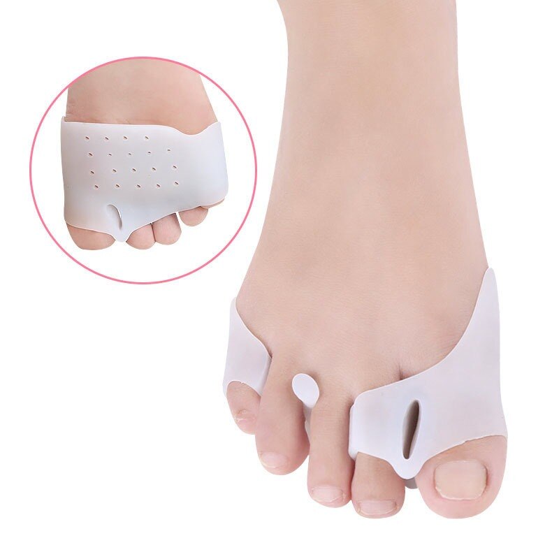 1 Paar Silicone Voet Vinger Teen Separator Voetverzorging Tool Corrector Hallux Valgus Massager Voetverzorging 2 Kleuren