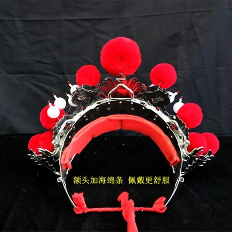 Cappelli da sposo da sposa Vintage ▾ per adulti cappelli da musica lirica di pechino cappelli da ballo tradizionali cinesi copricapo Festival puntello