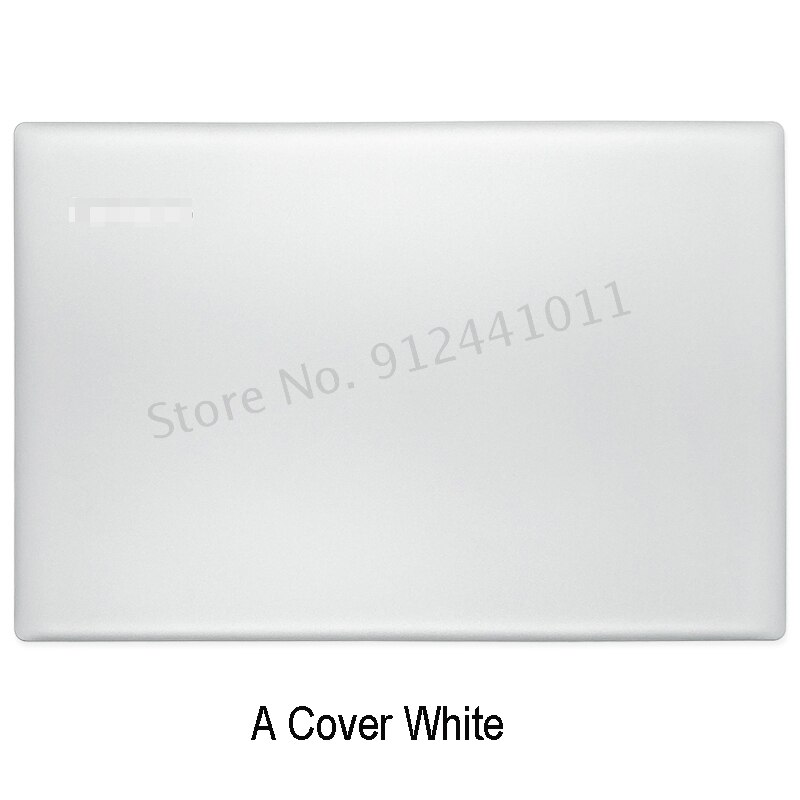 Coque arrière LCD pour ordinateur portable Lenovo, compatible avec IdeaPad 320 – 15 320-15IKB 320-15ISK 320-15ABR, lunette avant, charnières repose-paume, boîtier inférieur blanc