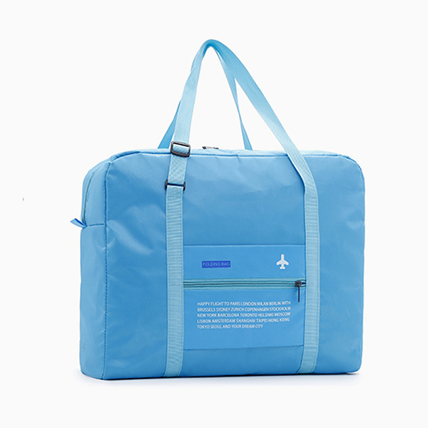 Unisex Luggage Travel Handbag Women Travel Bags Folding Bag Large Capacity Bag Luggage Travel Bags Portable Men Handbags: blue 2