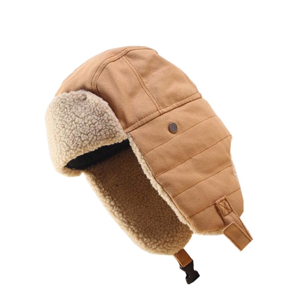 Outdoor Lei Feng Hoed Verstelbare Winter Rijden Hoed Unisex Ear Flap Cap Voor Fietsen Skiën (Kaki)