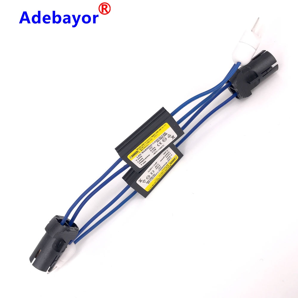 2 stk  t10 canbus feilfri motstand ledet dekoder advarsel feil kansellerer  t15 w5w led pærer