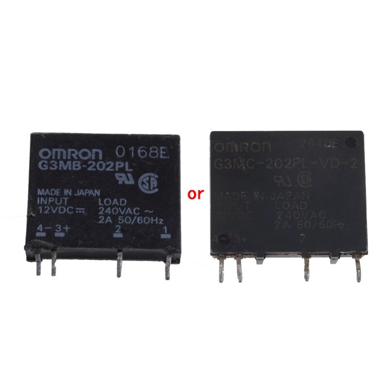 Solid State Relay G3MB-202PL DC-AC SSR In 12V DC Out 240V AC 2A A0NC