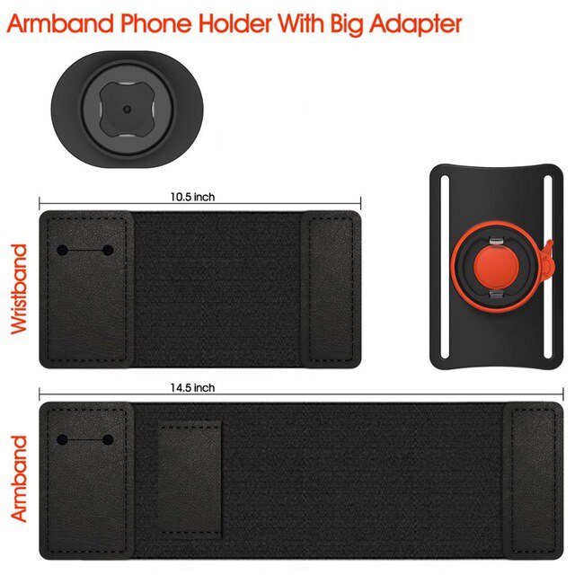 Universal Running Sports Armband for sumsang iPhone 11 X 8 7 Case Cover Holder Arm Band Wrist Case Bag for 4 to 6 Inch Phone: Options 2