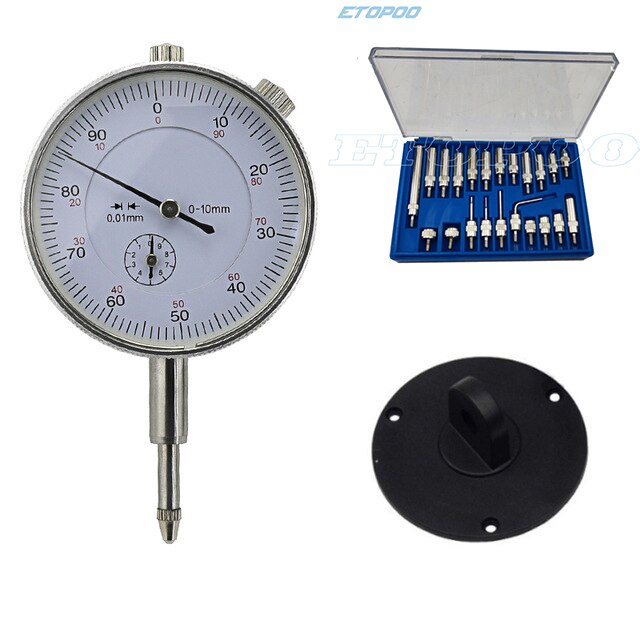 10mm dial indicator dial gauge 22pcs/set Steel Dial Indicator Point Set M2.5 Thread Tip For Dial &amp; Test Indicators