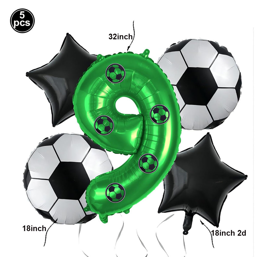FußBall Ballon Bausatz Geburtstag Dekor für Jungen FußBall Geburtstag Party Lieferungen FußBall Party Ballon FußBall Sport Thema Party Gefälligkeiten