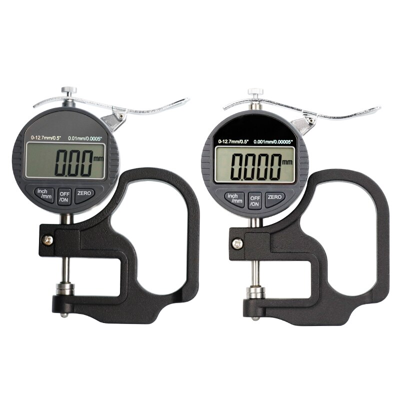 Micrometer Thickness Meter 0-12.7 0-25.4 Precision0.01/0.001 For Paper Thickness Gauge Meter Digital Micrometer Thickness Tester