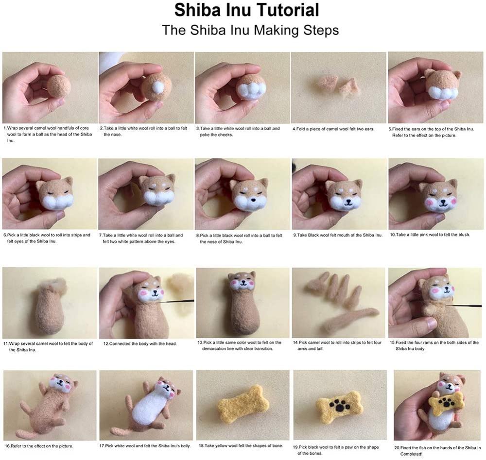 LMDZ Wool Felting Needle Fabric Craftt Starter Kit DIY with Photo Frame and Instructions Needlework Accessories Tools Set