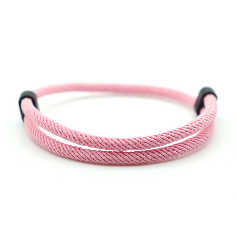 Minimalist Handmade 4mm Milan Rope Bracelet Charms Resizable Red Braclet For Men Women BFF Lucky Armband Jewelry: Pink