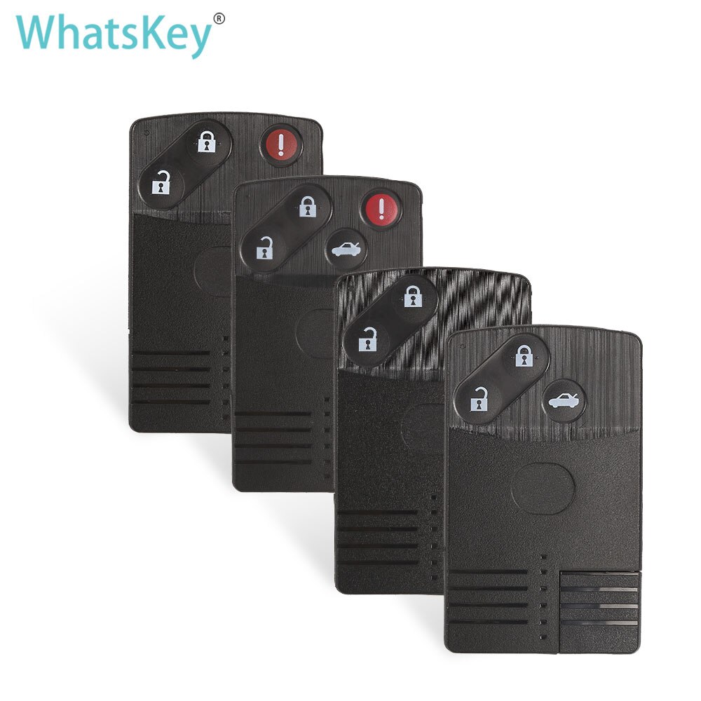 Coque de clé télécommande intelligente, à lame non découpée, pour Mazda 5 6 2/4 CX-7, prémium Miata 8 RX8 MX5 M8, CX-9